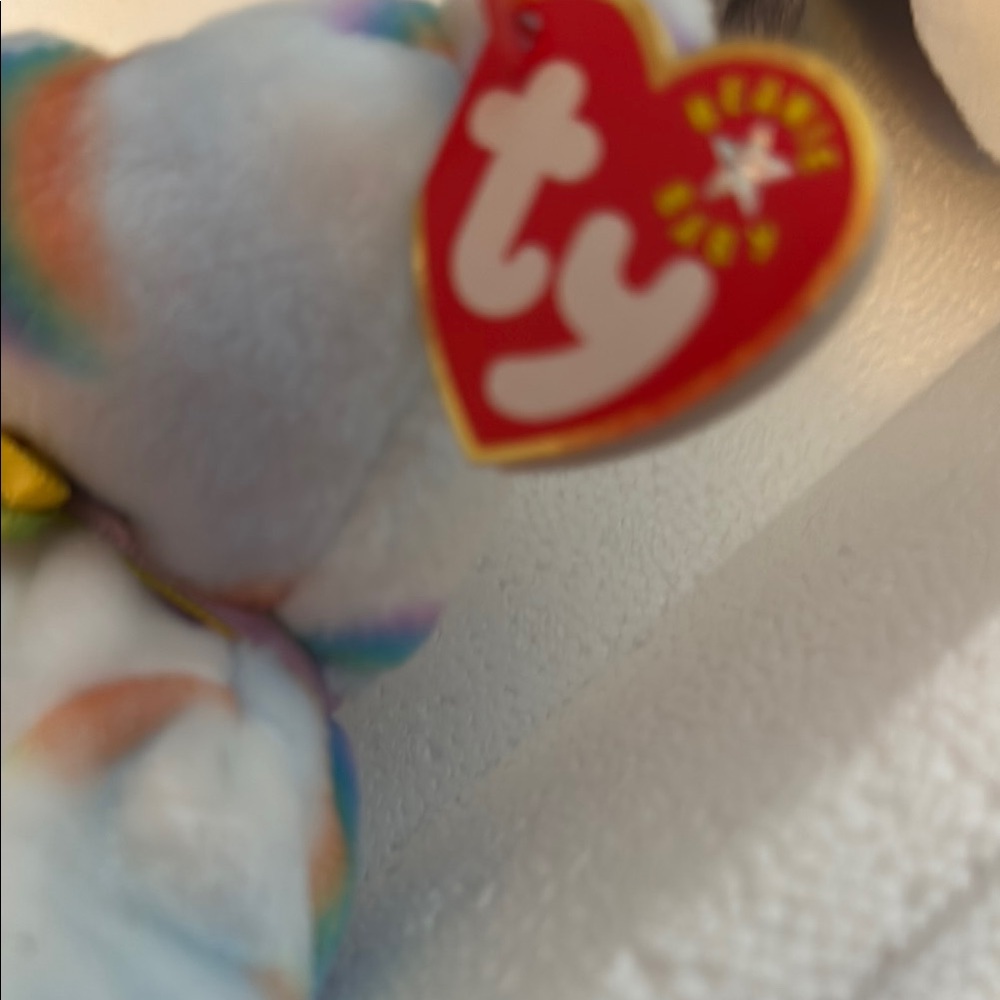🩷2 for $10🩷 Make a bundle and I’ll send an offer Ty Multicolor Teddy Bear- Cheer - Picture 3 of 4